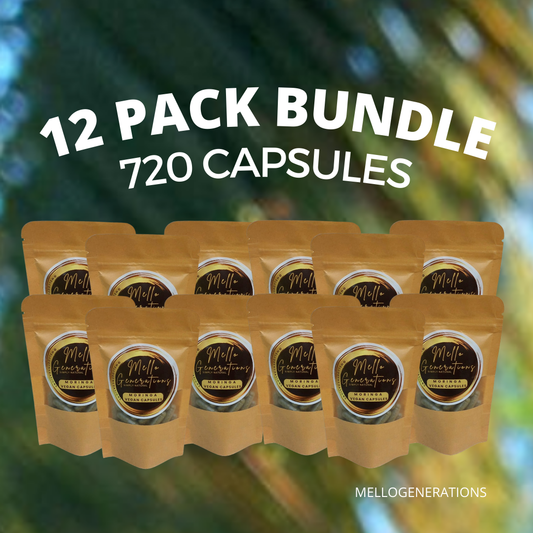 PREMIUM 12 PACK BUNDLE | 720 MORINGA VEGAN CAPSULES